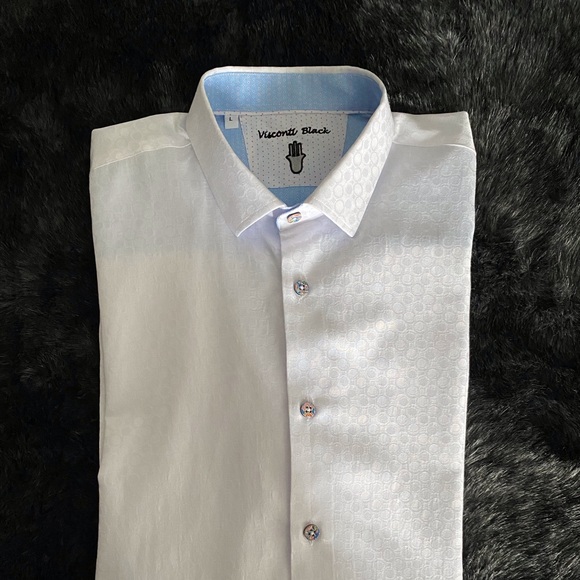 Visconti Black Men’s Shirt size L - Picture 10 of 10